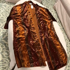 Beautiful sparkly kimono for fall!